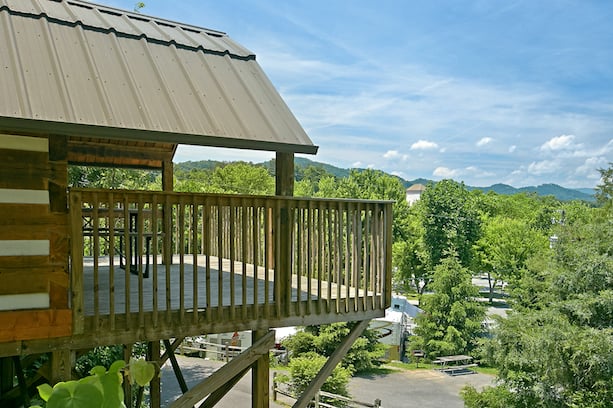 Take a look at our camping cabins located in our RV Park in Pigeon Forge, TN