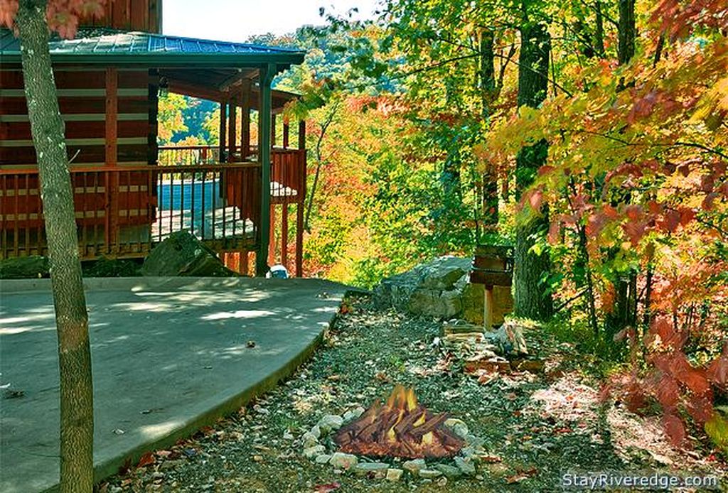 Hot tub view at Mountain View